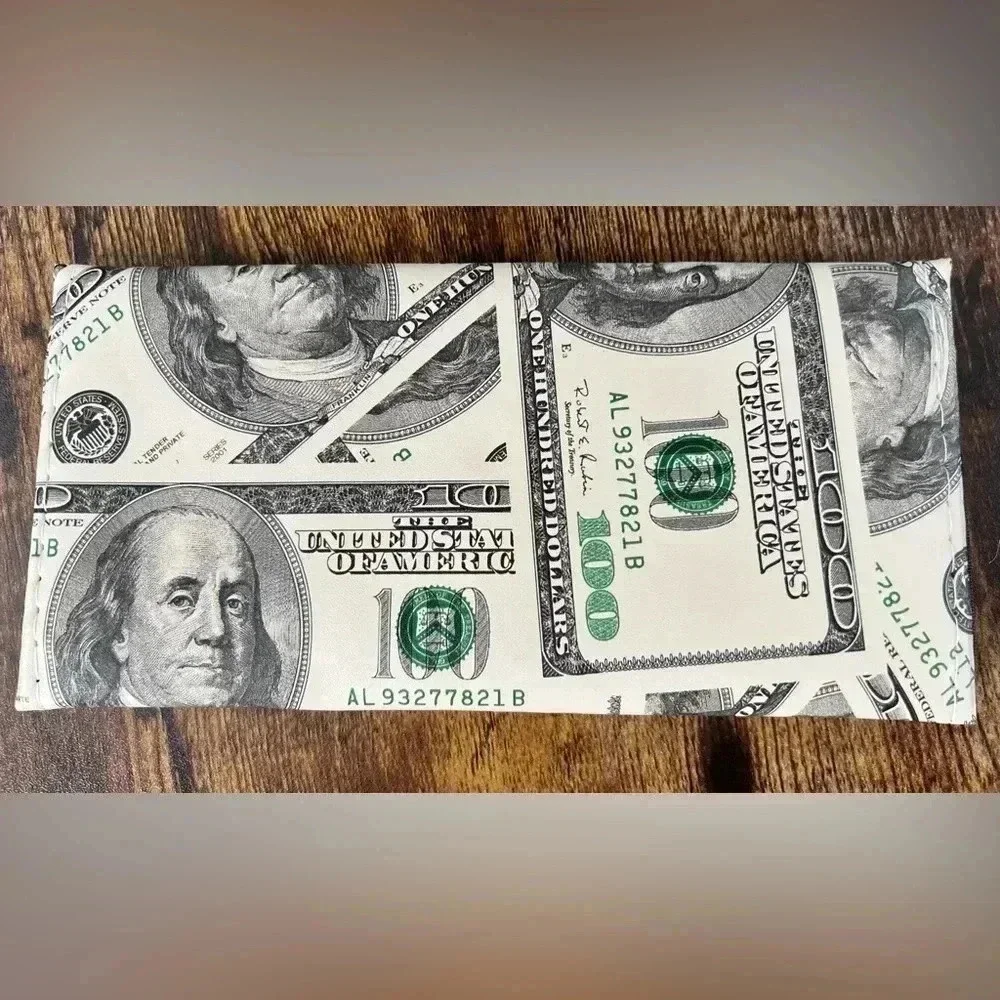 $100 bill themed wallet